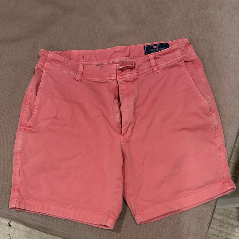 Vineyard Vines Coral Pink Chino Shorts